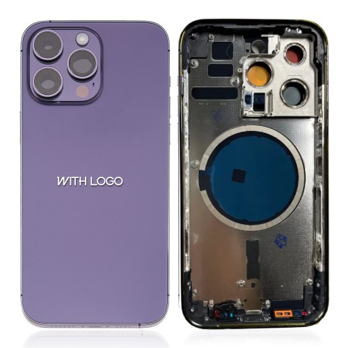 Takakansi sopii iPhone 14 Pro täydellä kotelolla / Deep Purple / OEM