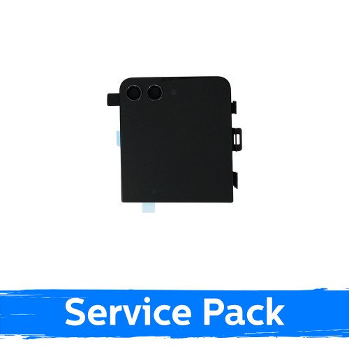 LCD Display Compatible With Samsung F731 Z Flip5 (OUTER) With Frame / Graphite / (Service Pack)