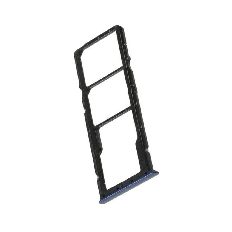SIM card holder Huawei Y9 2018 blue original (service pack)
