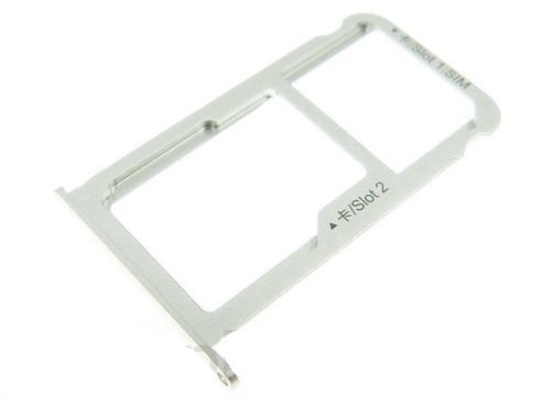 SIM-kortin pidike Huawei Nova hopeinen alkuperäinen (service pack)