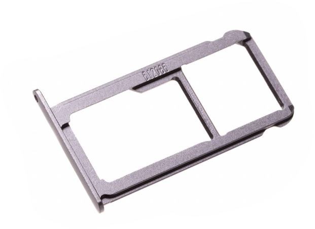SIM card holder Huawei P9 (Dual) Titanium grey original (service pack)