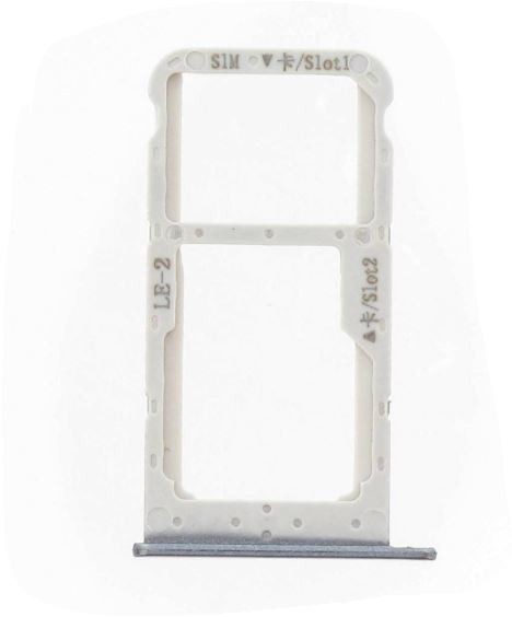 SIM card holder Huawei Honor 9 Lite grey original (service pack)