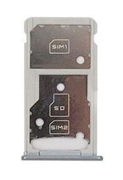 SIM card holder Huawei Honor 5C/Honor 7 Lite silver original (service pack)