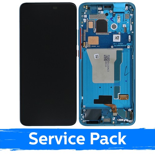 LCD-näyttö yhteensopiva Xiaomi Poco F2 Pro kehyksellä / Neon Blue / (Service Pack)