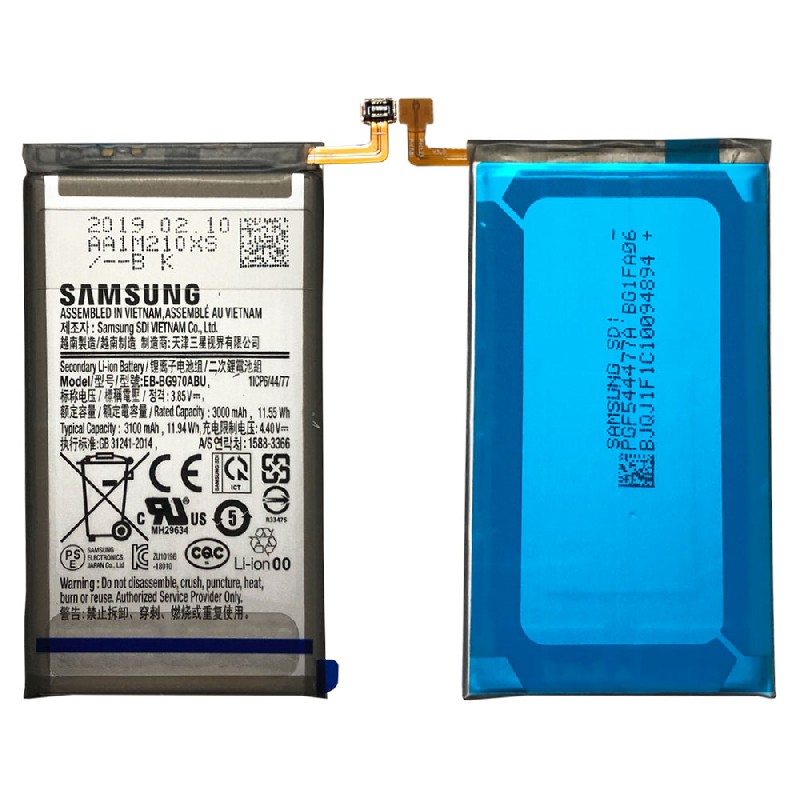 Alkuperäinen akku Samsung G970F S10e 3000mAh EB-BG970ABU (huoltopakkaus)