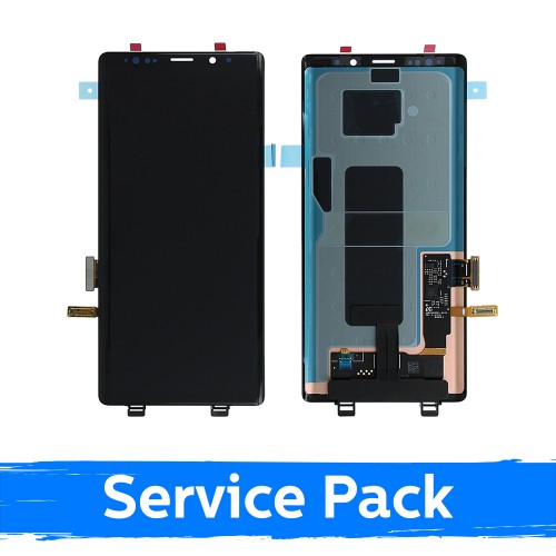 LCD Näyttö yhteensopiva Samsung N960 Note 9 Musta (Service Pack) (NF versio)