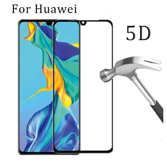 Screen protection glass "5D Full Glue" Huawei P40 Pro 0.18mm curved bulk