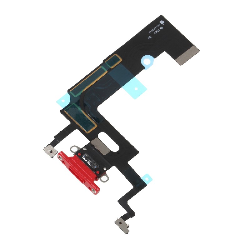 Flex iPhone XR latausliittimen mikrofonilla punainen ORG
