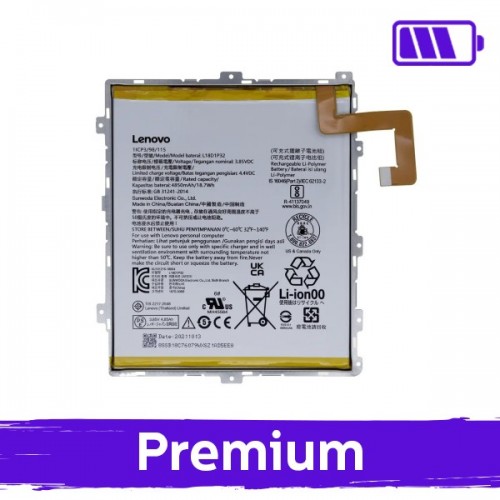Akku yhteensopiva Lenovo Tab M10 (HD) TB-X505F / Tab M10 (FHD) TB-X605F / L18D1P32 (OEM)