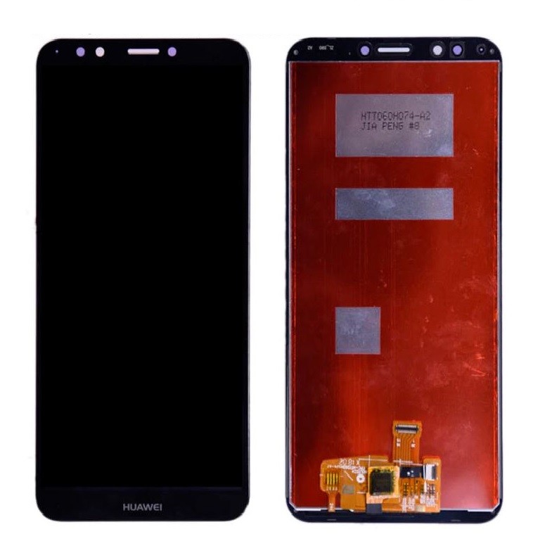 LCD-näyttö Huawei Y7 2018 kosketusnäytöllä musta HQ