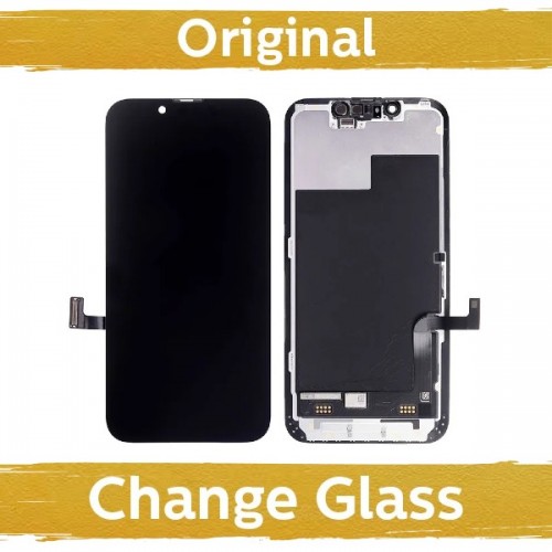 LCD-näyttö yhteensopiva iPhone 13 Mini kanssa musta (kunnostettu: China)