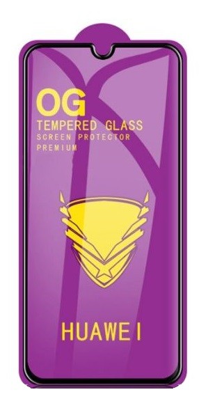 Screen protection glass "11D Full Glue" Huawei P40 black bulk