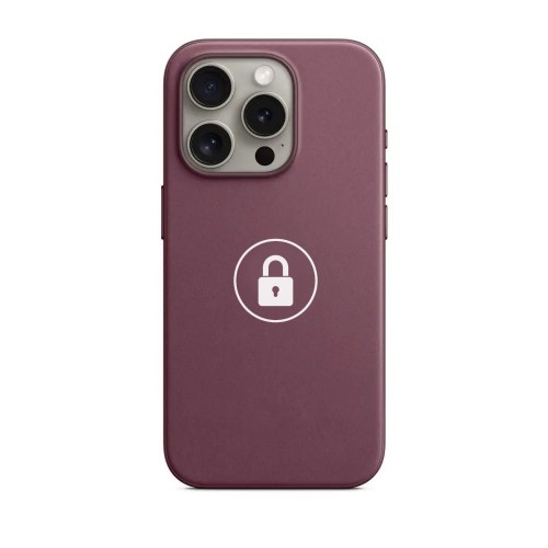 Phone Case "FineWoven" for iPhone 15 Pro / Mulberry / in package