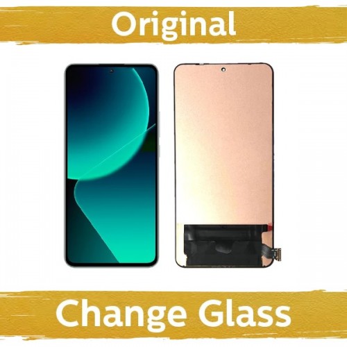 LCD-näyttö yhteensopiva Xiaomi 13T / 13T Pro musta (Uudistettu: Kiina)