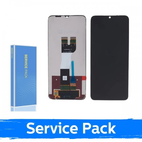 LCD-näyttö yhteensopiva Samsung A057 A05s musta (Service Pack / Aftermarket)(NF versio)