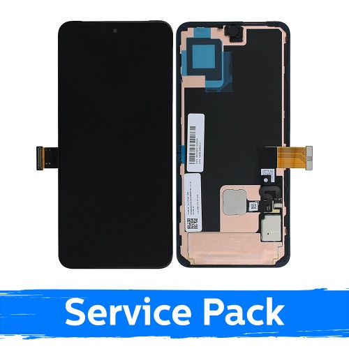 LCD-näyttö yhteensopiva Google Pixel 8 musta kehyksellä (Service Pack)