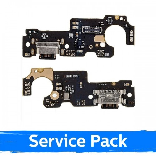 Latausportti yhteensopiva Xiaomi Redmi Note 10 5G flexin / Platan kanssa (Service Pack)