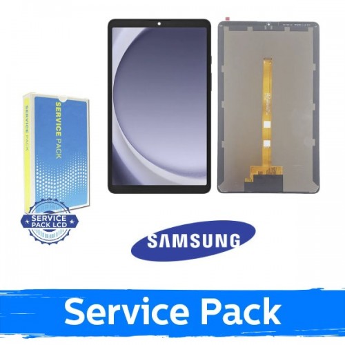LCD-näyttö yhteensopiva Samsung X110 / X115 Tab A9 8.7'' musta (Service Pack)