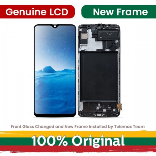 LCD Näyttö yhteensopiva Samsung G780 S20 FE (G781 S20 FE 5G) kehyksellä / Cloud Mint / (Uudistettu: Telemax)