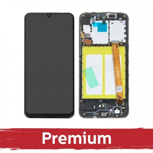 LCD Display Compatible With Samsung A202 A20e Black with Frame OEM
