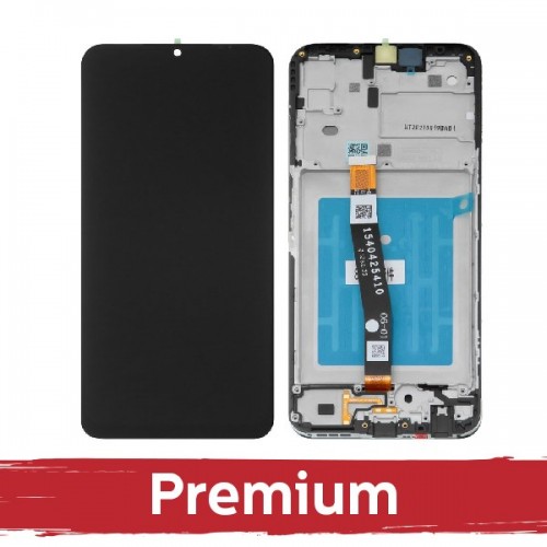 LCD Display Compatible With Samsung A226 A22 5G Black with Frame OEM