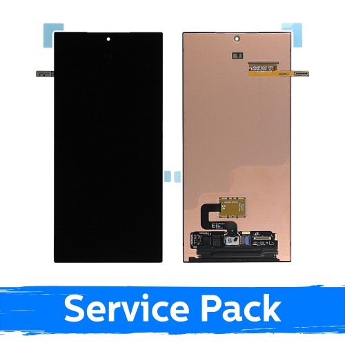 LCD Display Compatible With Samsung S928 S24 Ultra Black (Service Pack) (NF version)