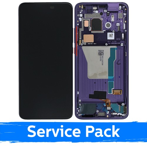 LCD-näyttö, yhteensopiva Xiaomi Poco F2 Pro kanssa, kehyksellä / Electric Purple / (Service Pack)