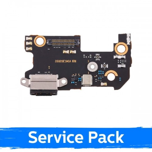 Charging Port Compatible With Xiaomi Mi 8 with Flex / Plata (Service Pack)