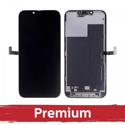 LCD Näyttö yhteensopiva iPhone 13 Pro Musta (Hard OLED / Premium)