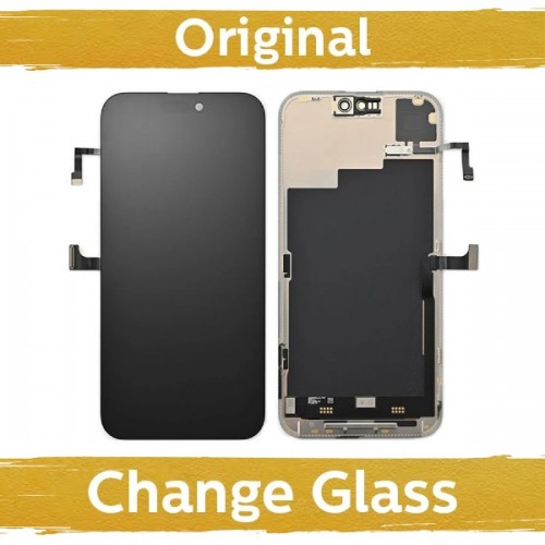 LCD Näyttö yhteensopiva iPhone 15 Pro Max Musta (Uusittu: Kiina)