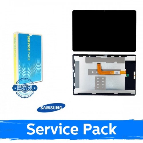 LCD-näyttö, yhteensopiva Samsung X210 (X215 / X216) Tab A9 Plus 11 kanssa, musta (Service Pack)