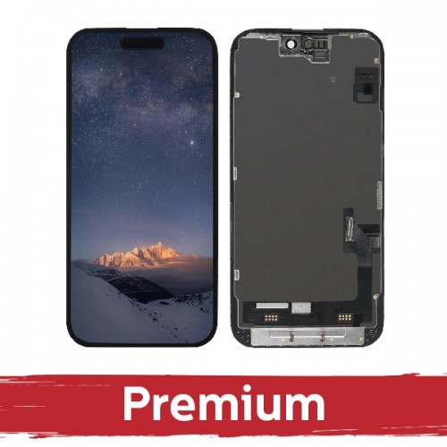 LCD-näyttö, yhteensopiva iPhone 15 Pro Max, musta (INCELL / Premium)