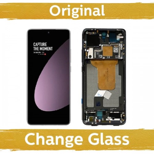 LCD Display Compatible With Xiaomi 12 (12S / 12X) with Frame / Gray / (Renewed: China)