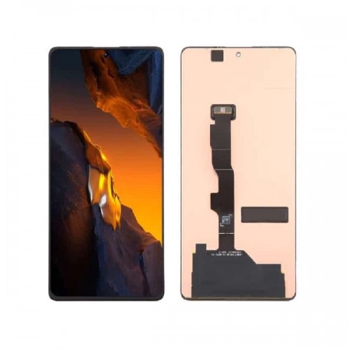LCD-näyttö, yhteensopiva Xiaomi Redmi Note 13 5G / Poco F5 5G, musta HQ