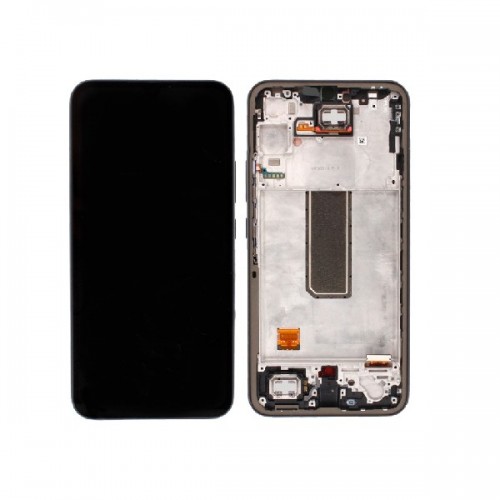 LCD Näyttö yhteensopiva Samsung A346 A34 5G kehyksellä / Graphite / HQ