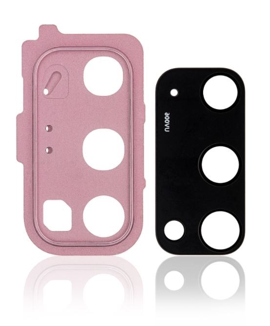 Samsung G980/G981 S20 kameran linssi kehyksellä Cloud Pink ORG
