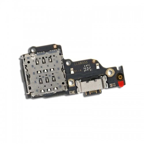 Charging Port Compatible With Xiaomi Redmi Note 13 4G with Flex / Plata OEM