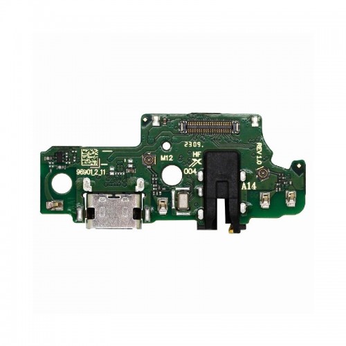 Charging Port Compatible With Samsung A146 A14 5G with Flex / Plata OEM