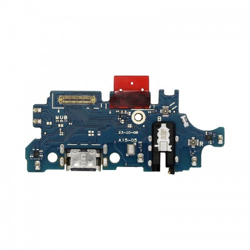 Charging Port Compatible With Samsung A156 A15 5G / A155 A15 4G with Flex / Plata OEM