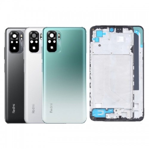 Takakansi yhteensopiva Xiaomi Redmi Note 10S / Shadow Black / (kameran linssillä) / HQ