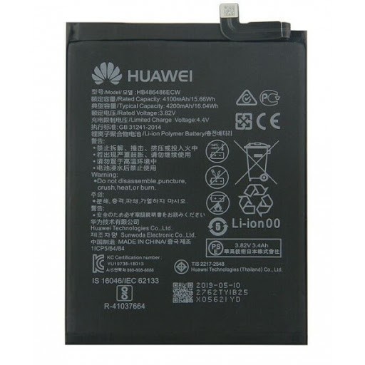 Alkuperäinen akku Huawei P30 Pro/Mate 20 Pro 4100mAh HB486486ECW (huoltopakkaus)