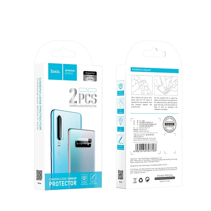 Kameran suojus Hoco FlexibleGlass Samsung N970F Note 10 / N975F Note 10 Plus