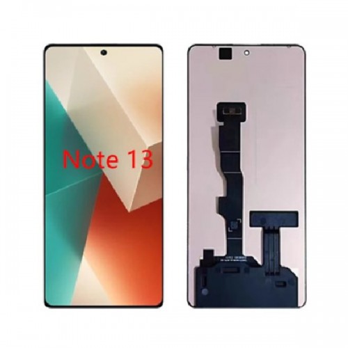 LCD Display Compatible With Xiaomi Redmi Note 13 4G / Note 14 5G / Poco M7 Pro 5G Black HQ