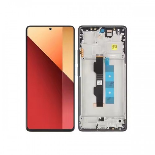 LCD-naytto yhteensopiva Xiaomi Redmi Note 13 Pro 4G / M6 Pro 4G kehyksella / Midnight Black / HQ