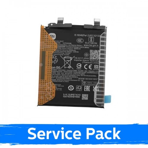 Akku yhteensopiva Xiaomi 14T / 13T / Redmi Note 13 Pro 4G / Poco M6 Pro 4G / X6 Pro 5G BM5T (Service Pack)