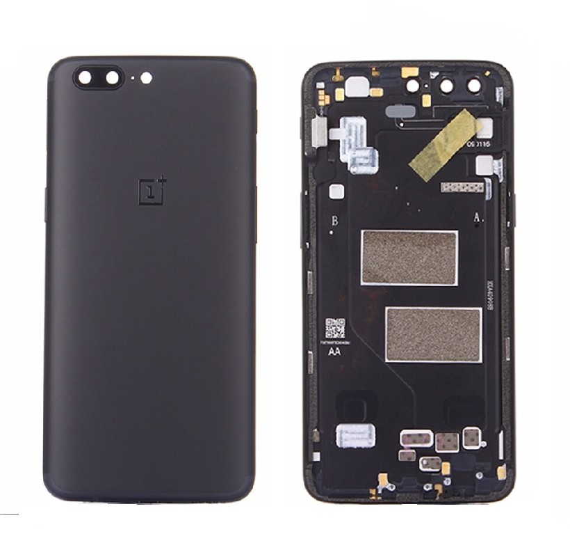 Takakansi OnePlus 5 Slate Grey alkuperäinen (käytetty Grade C)