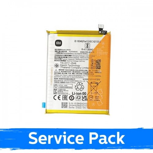 Akku yhteensopiva Xiaomi Redmi 10 5G / Poco M4 5G / M5 4G BN5H (Service Pack)