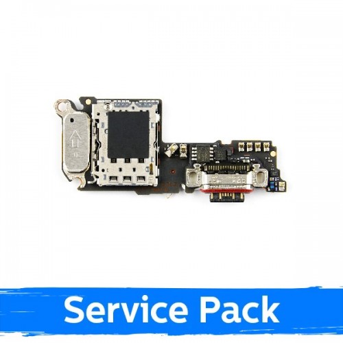 Charging Port Compatible With Xiaomi 13 with Flex / Plata (Service Pack)