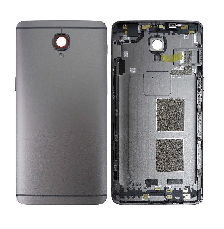 Takakansi OnePlus 3/3T Gunmetal alkuperäinen (käytetty Grade B)