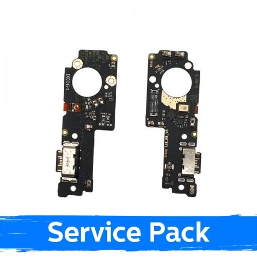 Latausportti yhteensopiva Xiaomi Redmi 10 5G flex-kaapelilla / Plata (Service Pack)